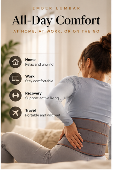 Ember Lumbar | Heated Massage & Recovery Belt