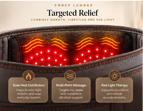Ember Lumbar | Heated Massage & Recovery Belt